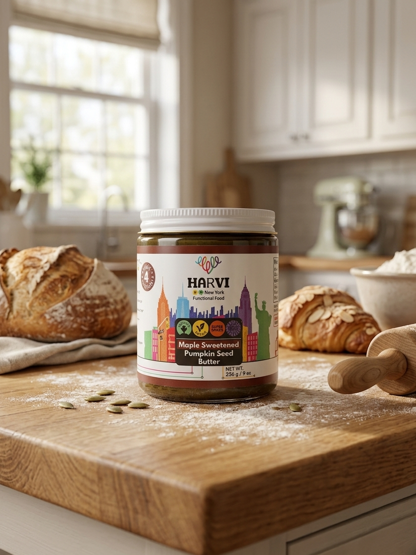 Organic Raw Pumpkin Seed Butter Maple Sweetened