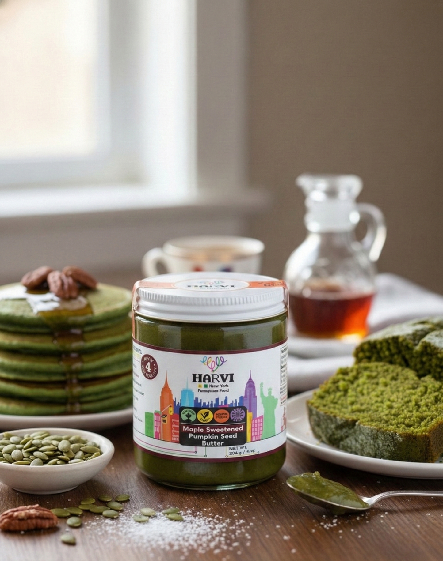 Organic Raw Pumpkin Seed Butter Maple Sweetened