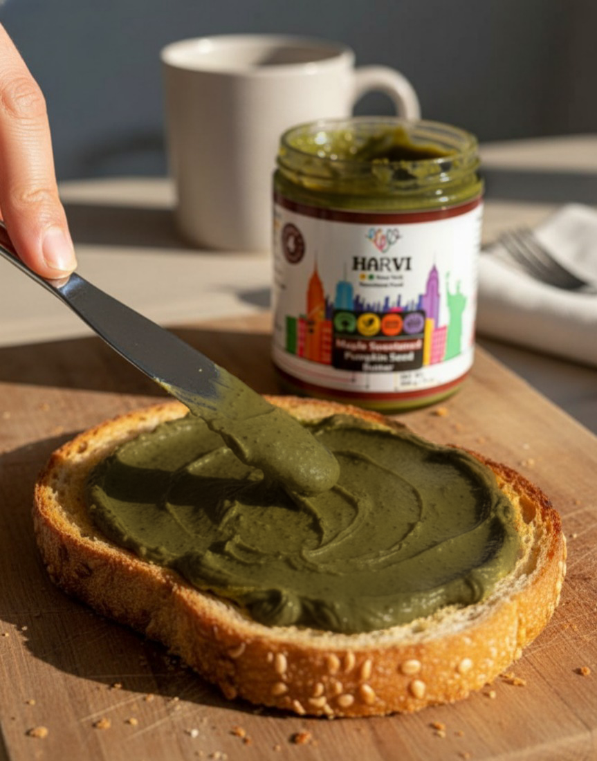 Organic Raw Pumpkin Seed Butter Maple Sweetened